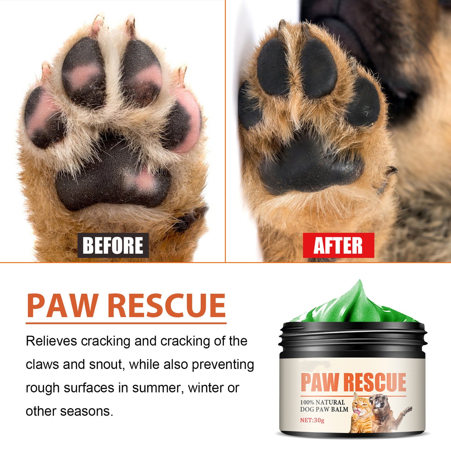 Pet Paw Care Cream Protection Oil