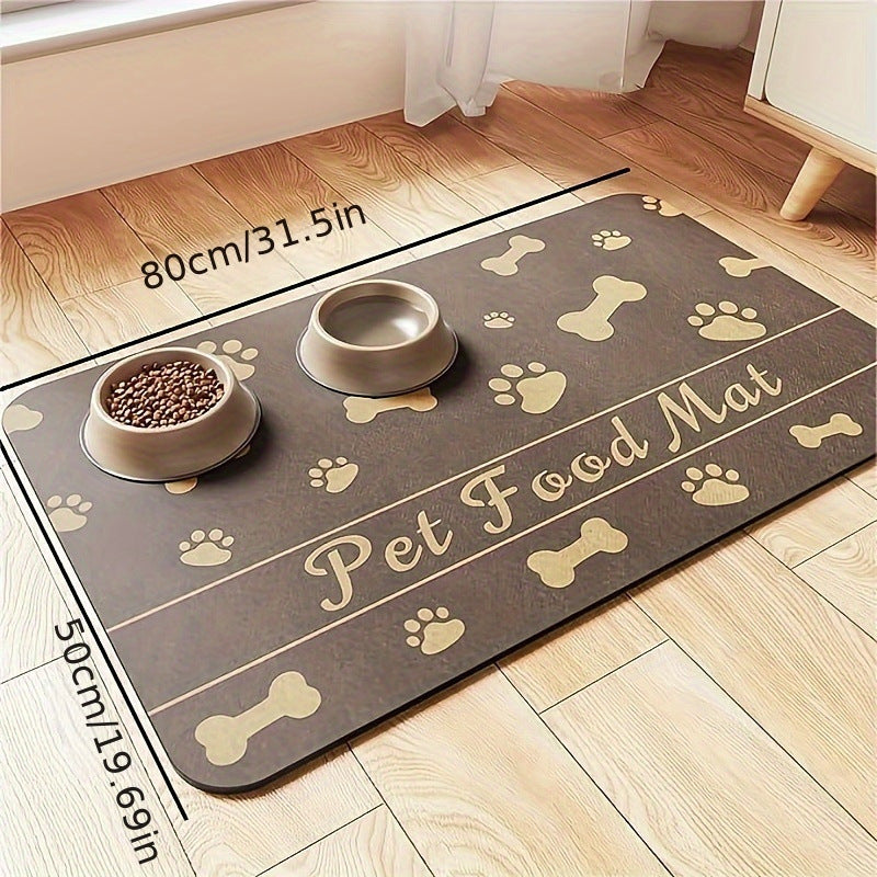 Simple Pet Absorbent Non-slip Placemat