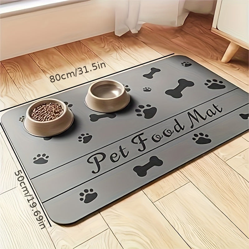 Simple Pet Absorbent Non-slip Placemat