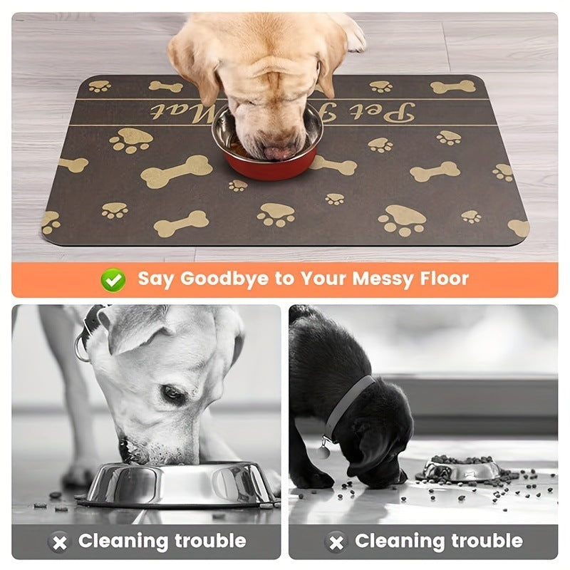 Simple Pet Absorbent Non-slip Placemat