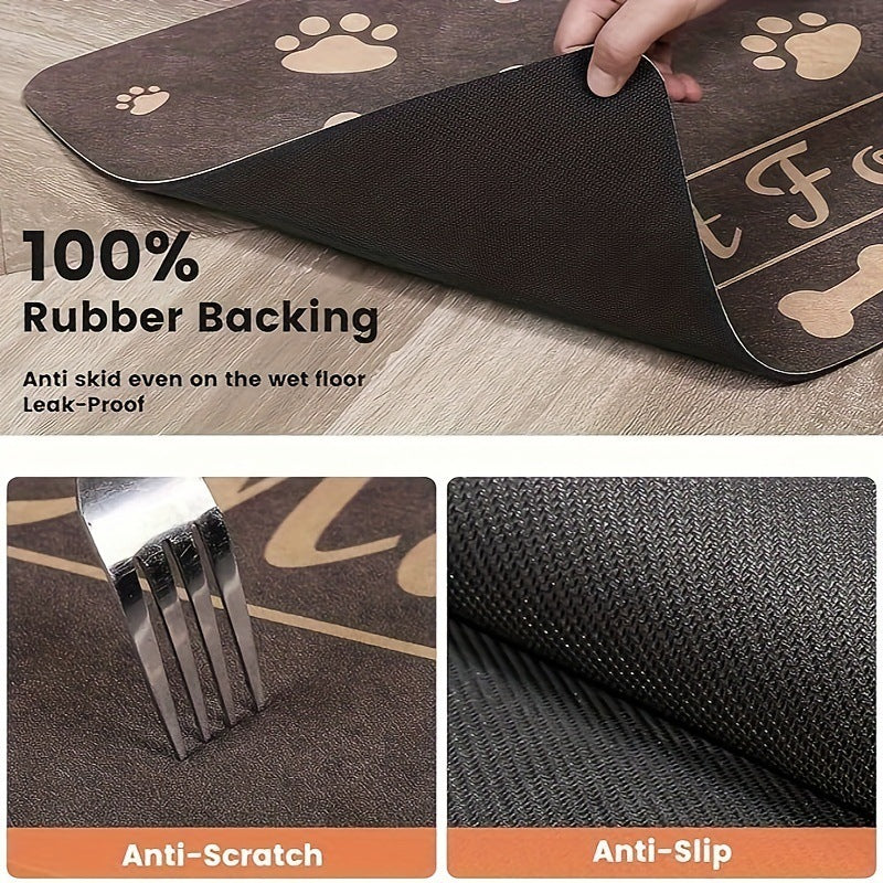 Simple Pet Absorbent Non-slip Placemat