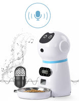 Smart Pet Food Dispenser with voice control and automatic feeding for pet comfort
