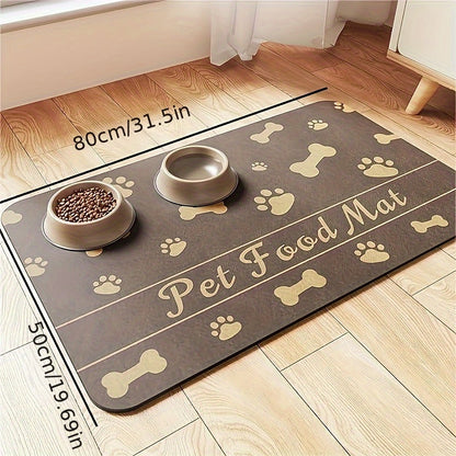 Simple Pet Absorbent Non-slip Placemat