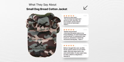 Small Dog Bread Cotton Jacket