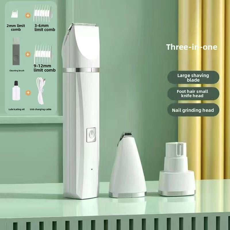 Electric Pet Hair Clipper | Multi-Blade Dog & Cat Trimmer