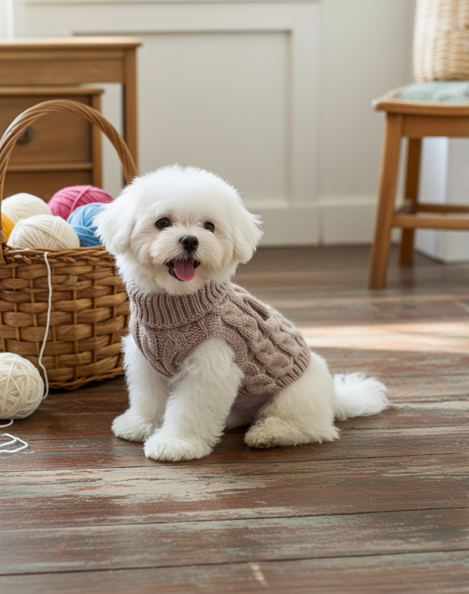 Stylish knitted Sweater | Warm Fall & Winter Sweater for Dogs
